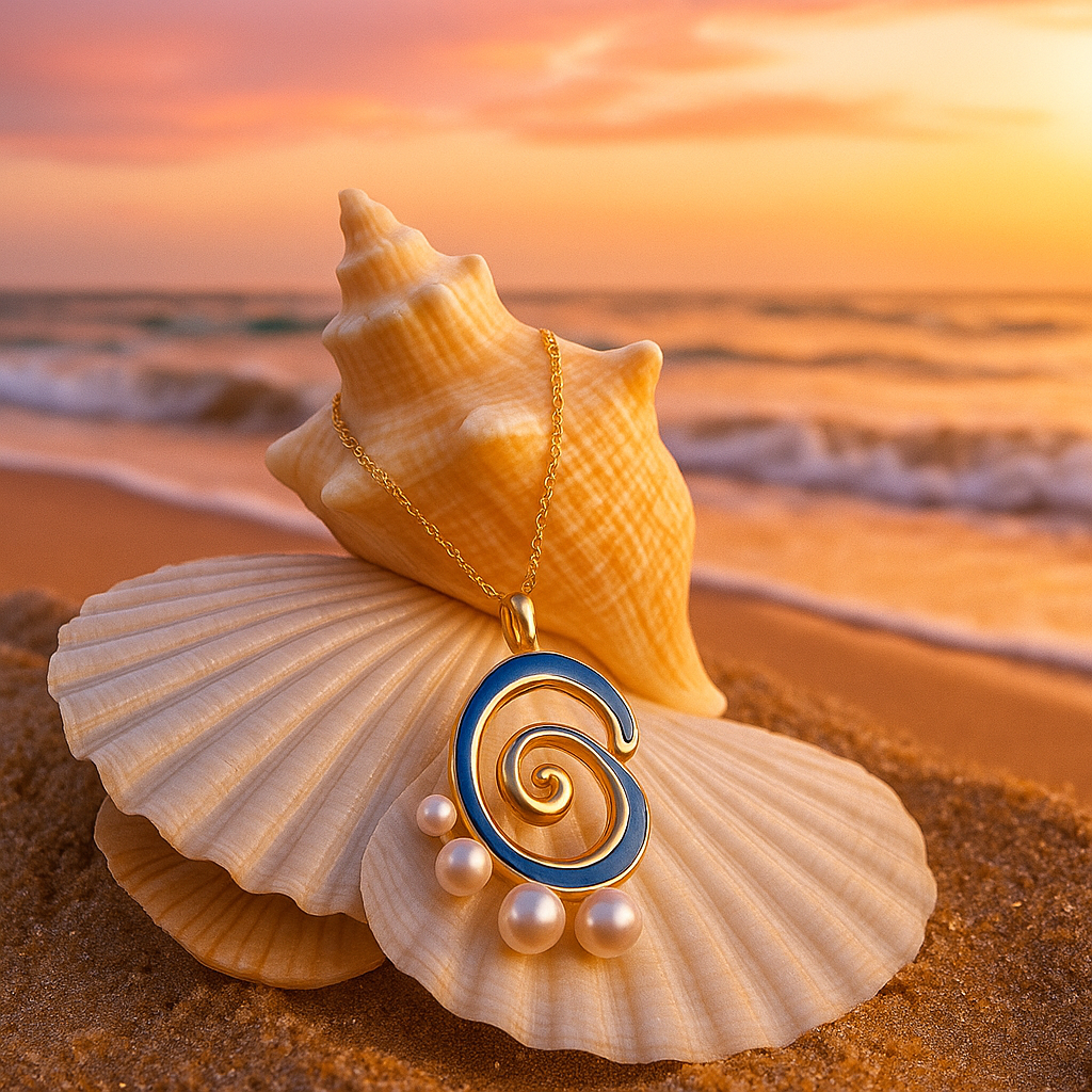 Ocean Spiral Necklace