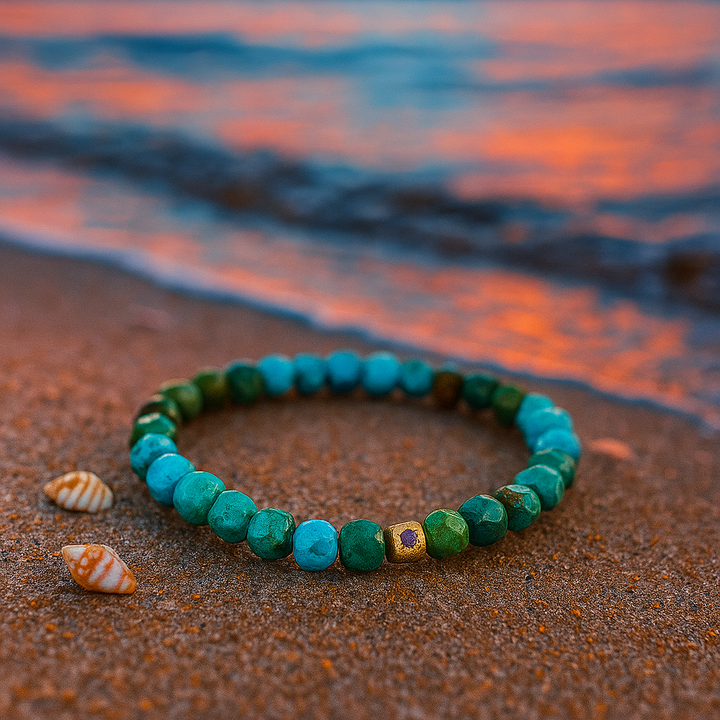 Colourful bead bracelet