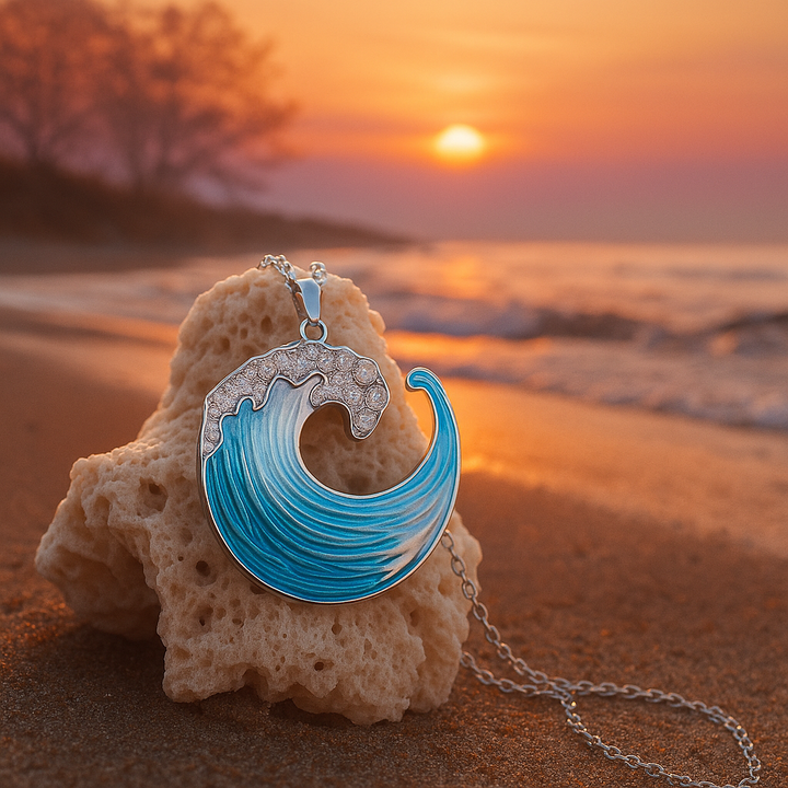 Wave of Light 925 Silver Necklace