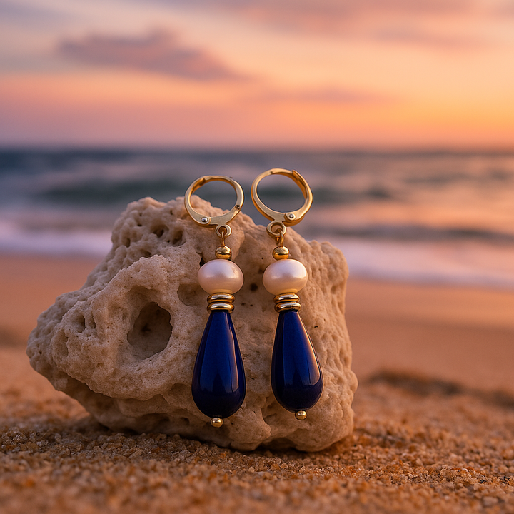 Blue Drops Earrings