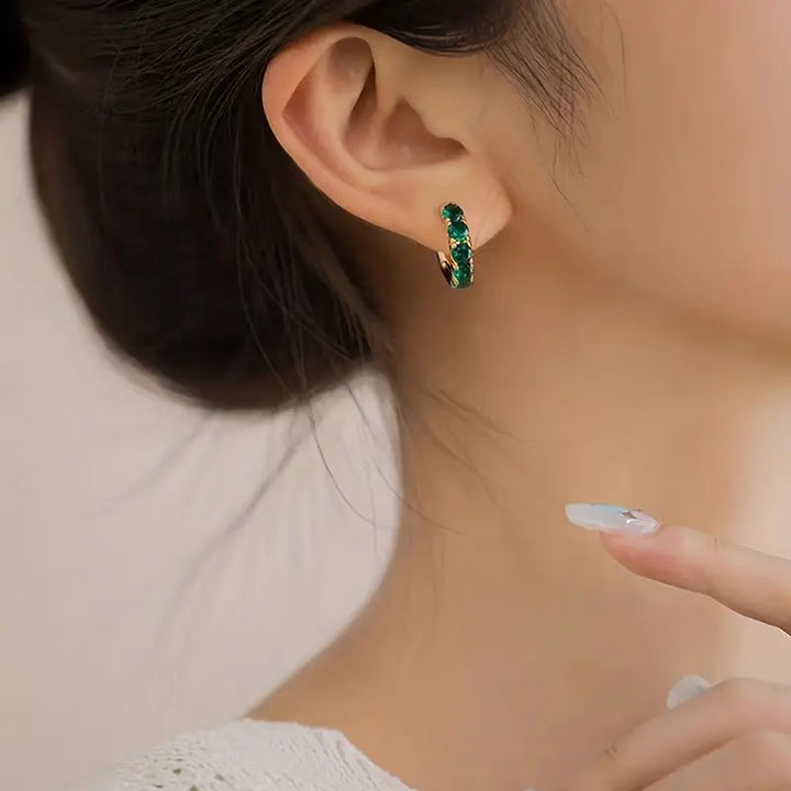 Antique-Inspired Chic Gold Earrings