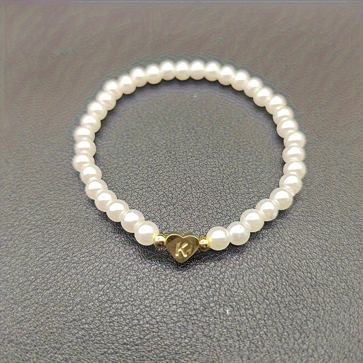 A-Z Heart Initial Bracelet