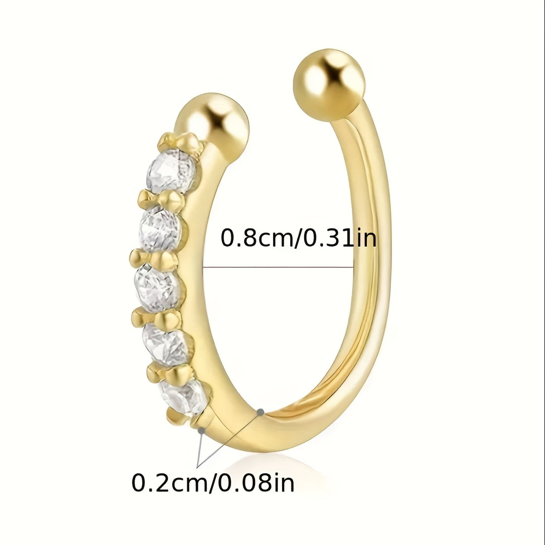 Bohemian Non-Perforated Nose Ring