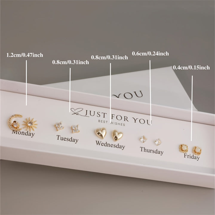Elegant 18k Gold Earring gift box