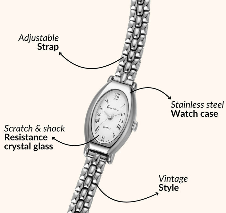 Classic Silver Minimalistic Watch