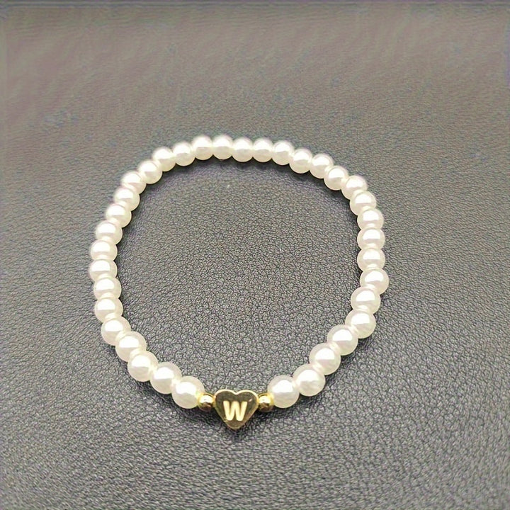 A-Z Heart Initial Bracelet