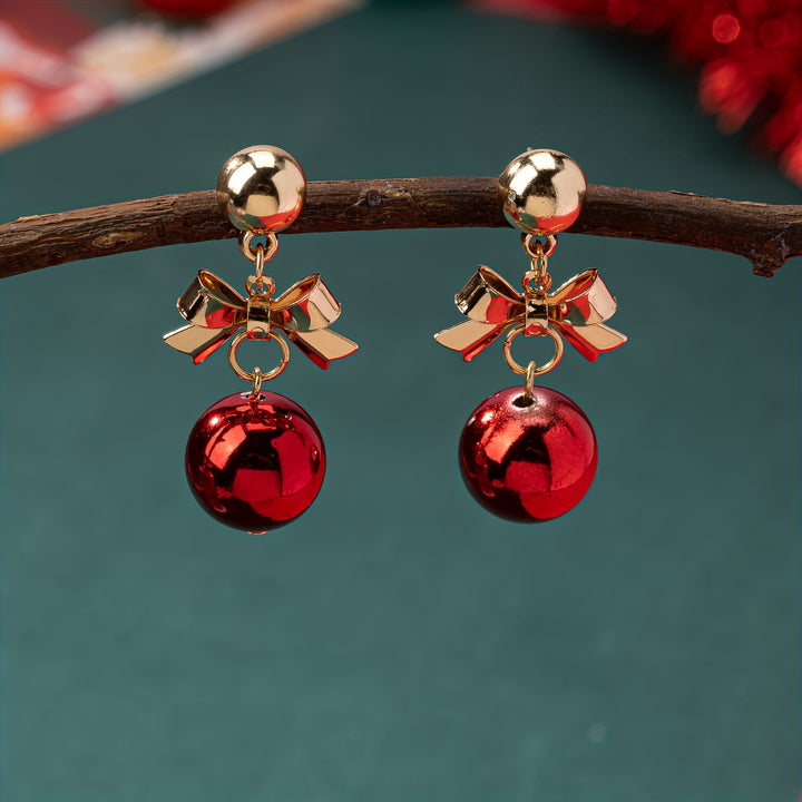 Chic Christmas Acrylic Dangle Earrings