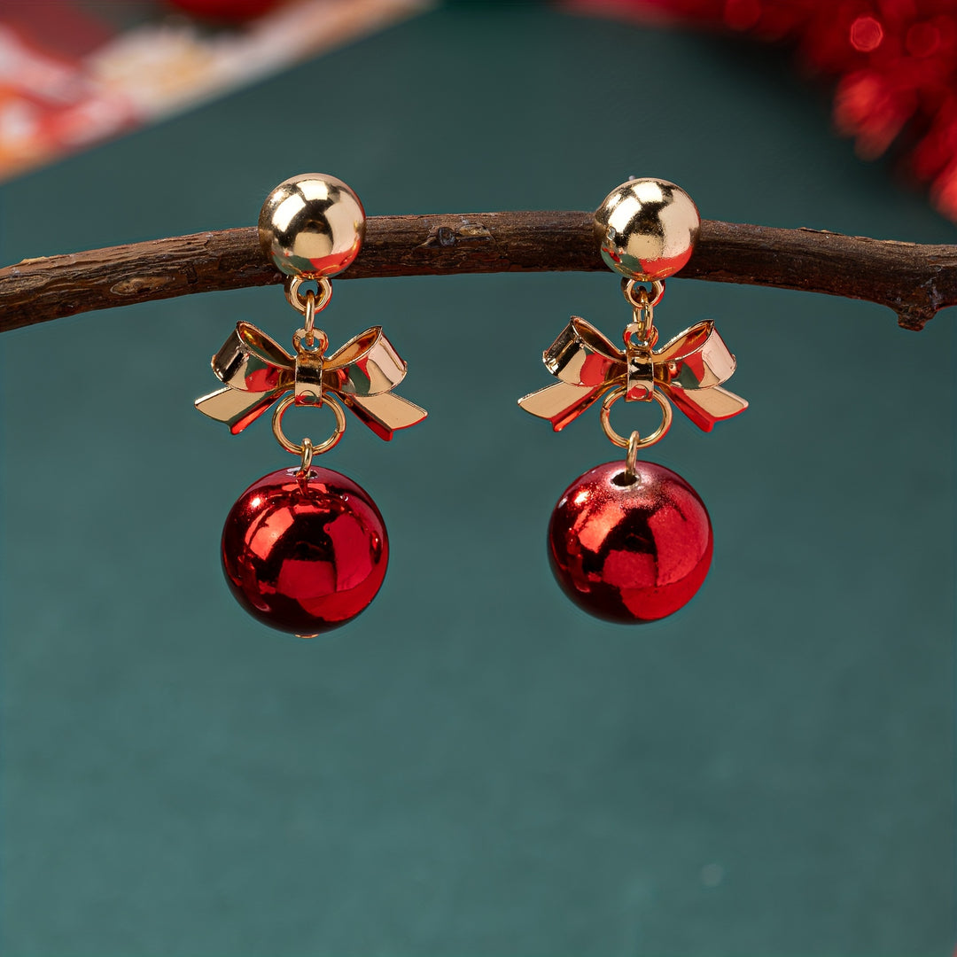 Chic Christmas Acrylic Dangle Earrings