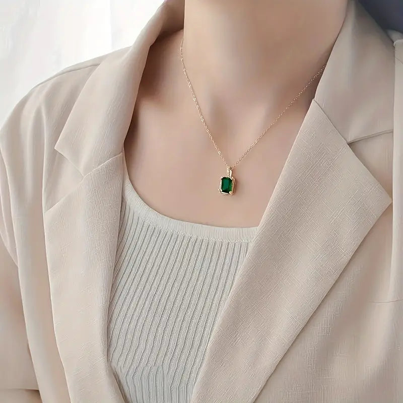 Gold Gemstone Necklace