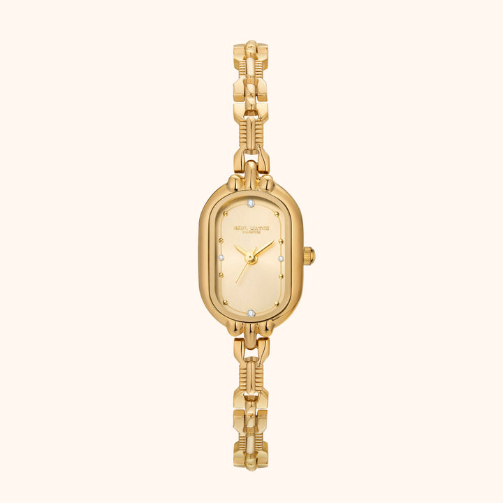 Gold Link Bracelet Watch