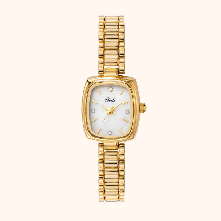 Gold Square Bracelet Watch