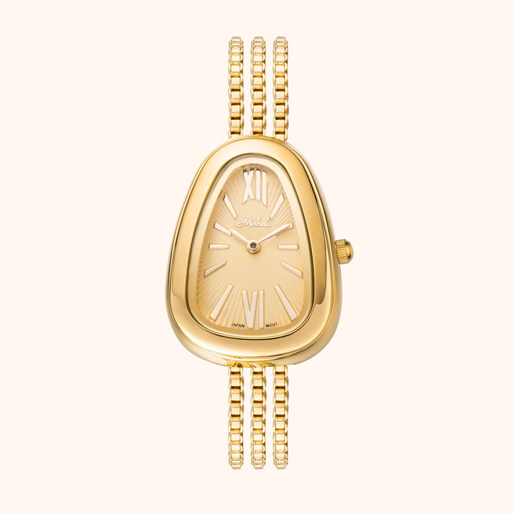 Gold Teardrop Bracelet Watch