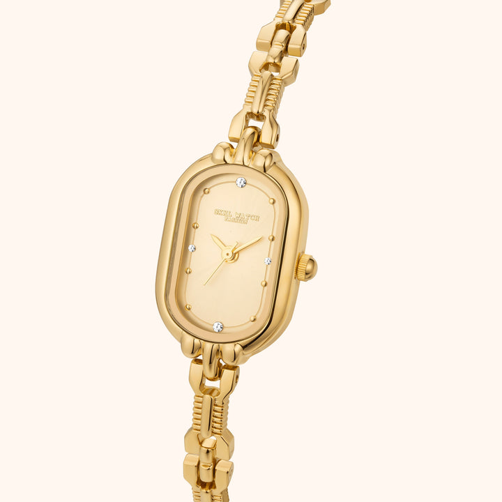 Gold Link Bracelet Watch