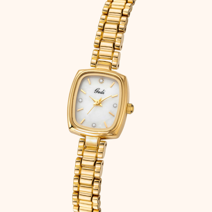 Gold Square Bracelet Watch