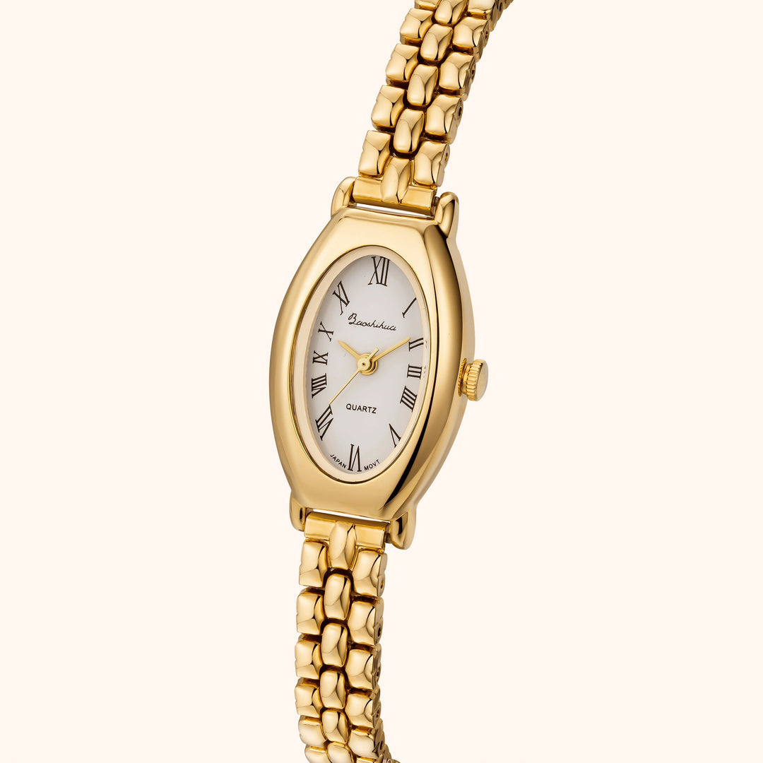 Gold Roman Bracelet Watch
