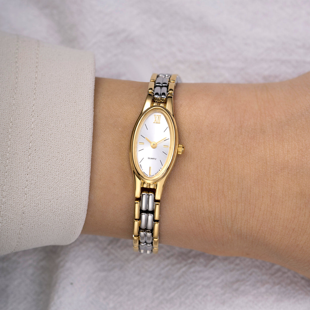 Two-Tone Bracelet Watch