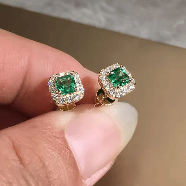 Chic Gemstone Earrings