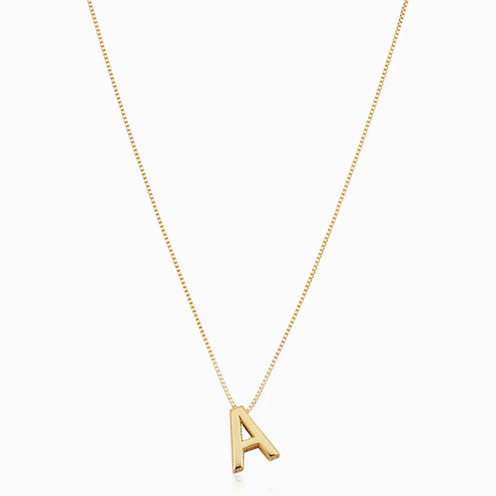 Chic Love Letter Gold Initial Necklace
