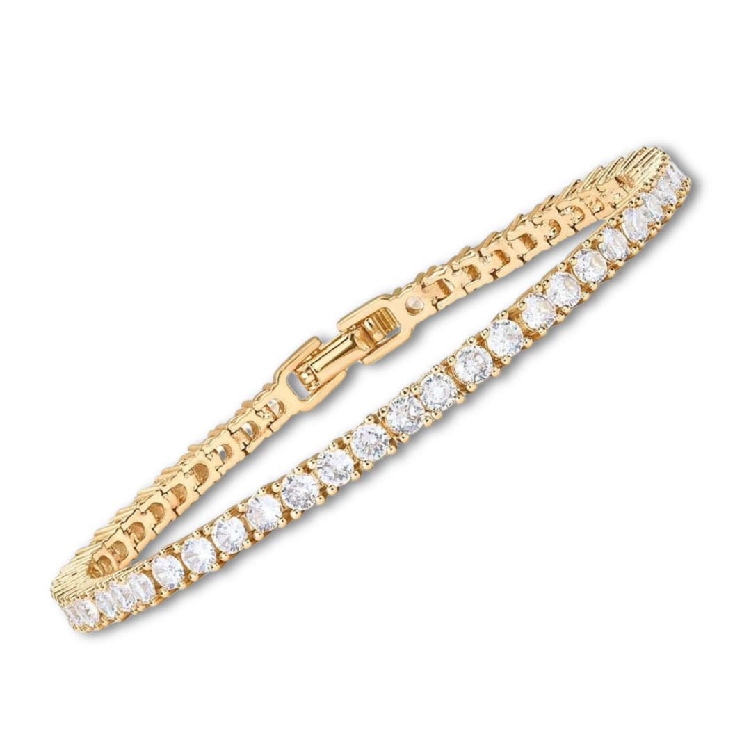 Timeless Gold Classic Tennis Bracelet