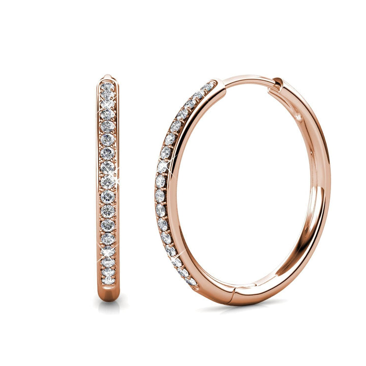Elegant Gold Pave Sorel Earrings