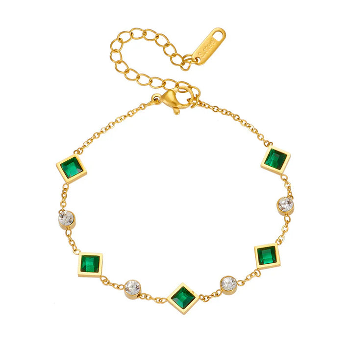 Golden Gemstone Bracelet