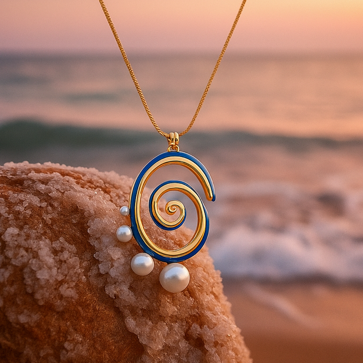 Ocean Spiral Necklace