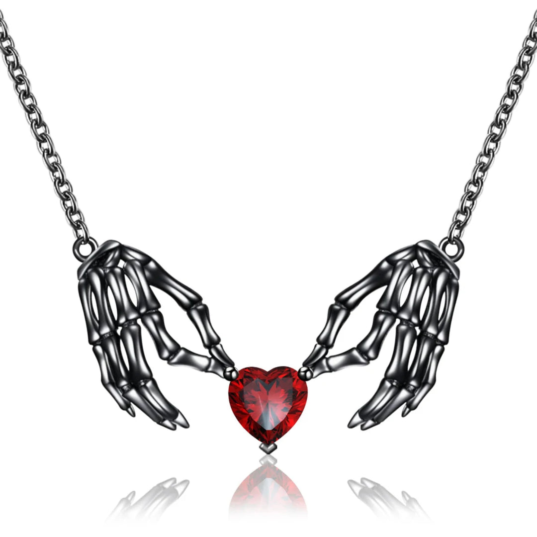Gothic Heart Pendant Necklace