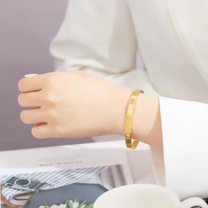 Elegant Crystal Bangles