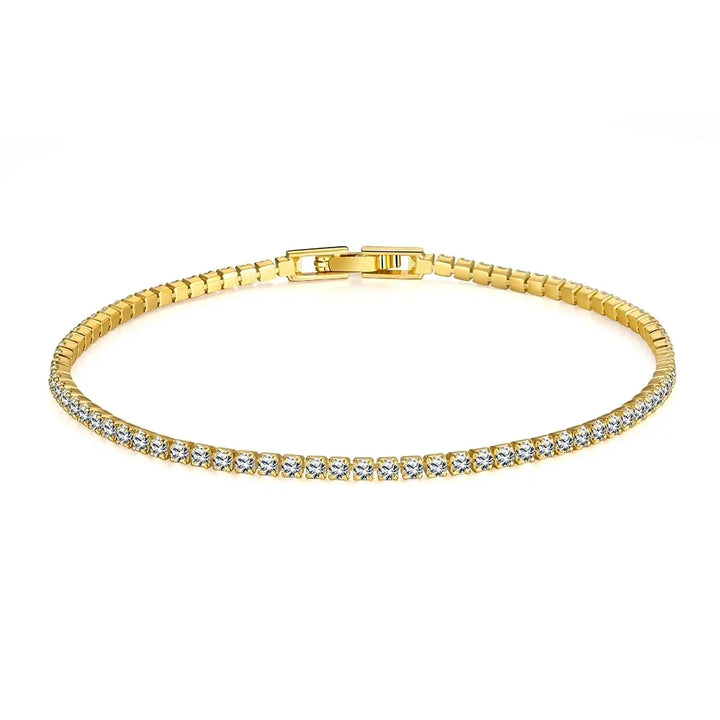 Elegant Sterling Silver Zirconia Tennis Bracelet