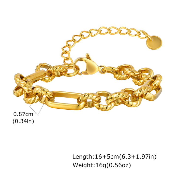 Antique Gold-Plated Chain Set