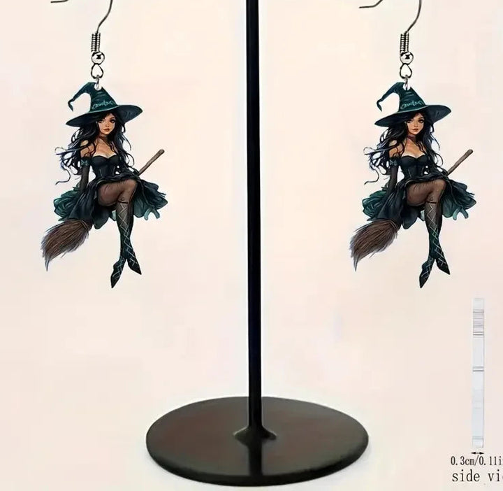 Halloween Witch Earrings