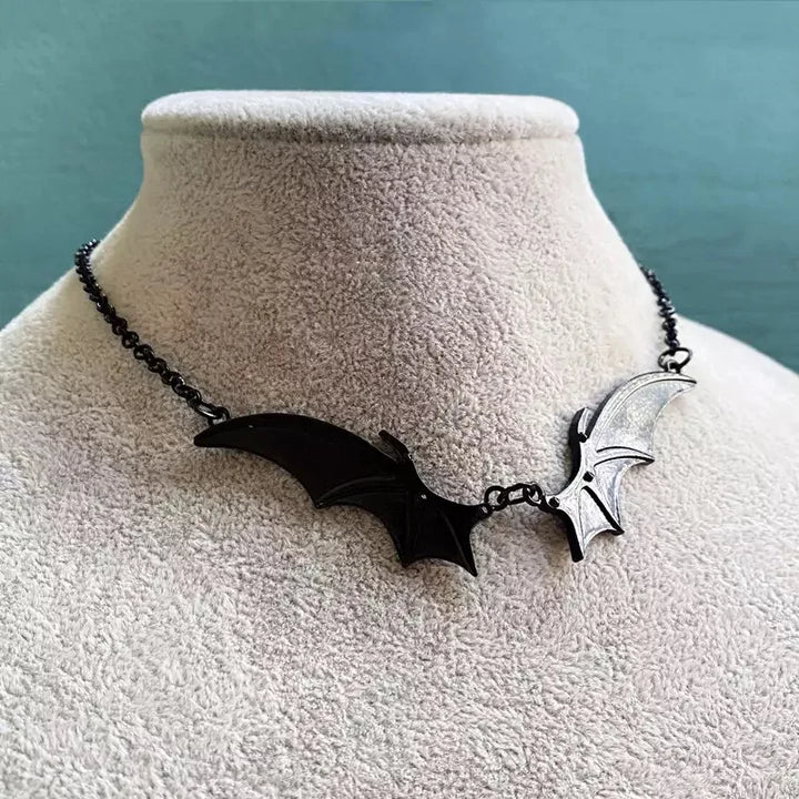 Gothic Vampire Bat Wings Choker