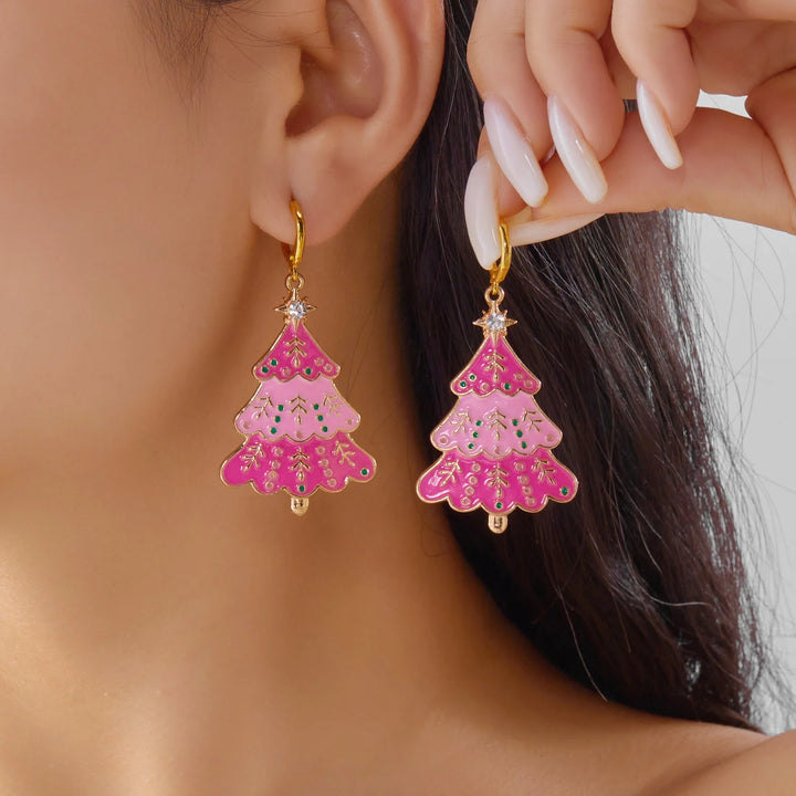 Elegant Crystal Snowflake Pearl Drop Earrings