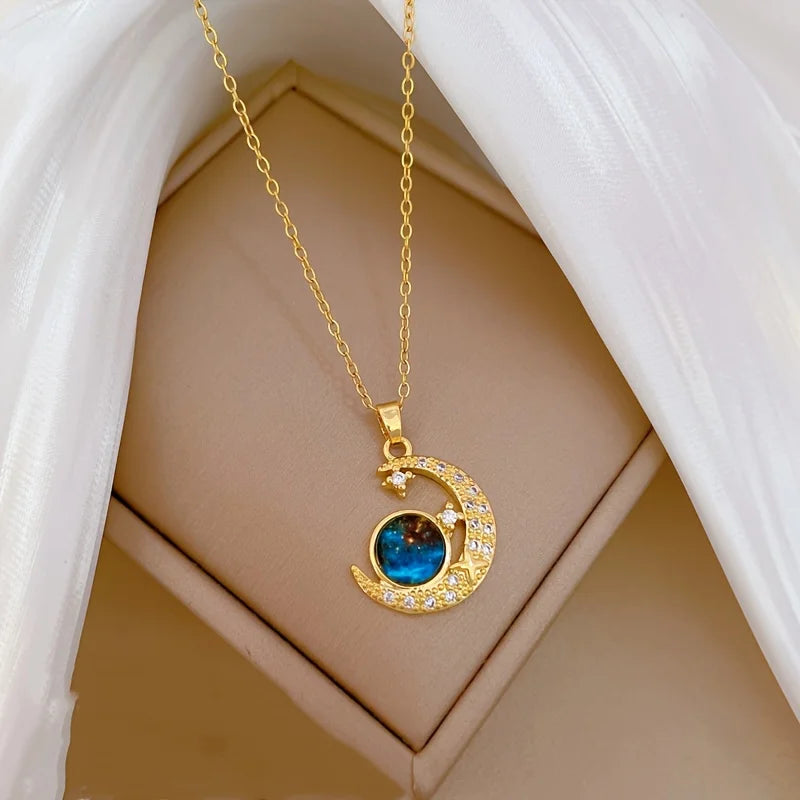Chic Unisex Daily Couple Pendant Necklace