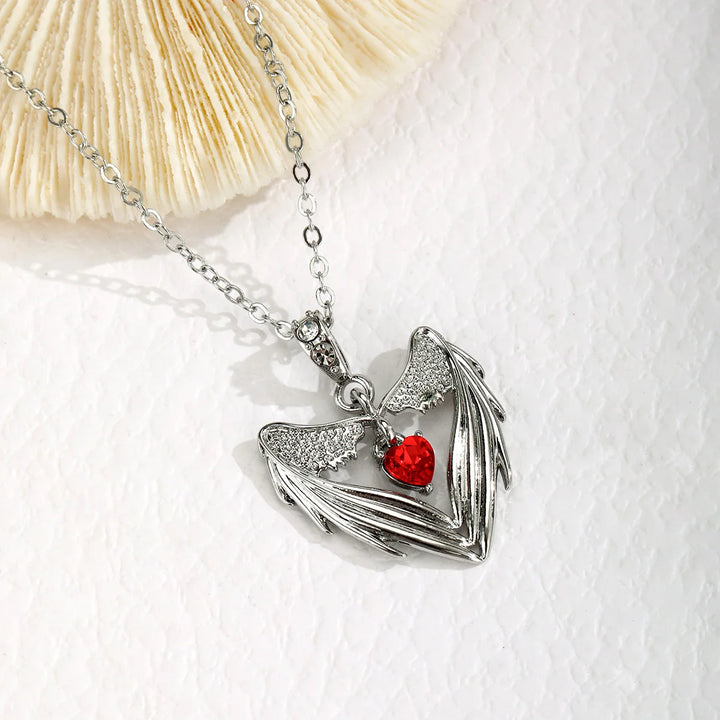 Gothic Heart Pendant Necklace