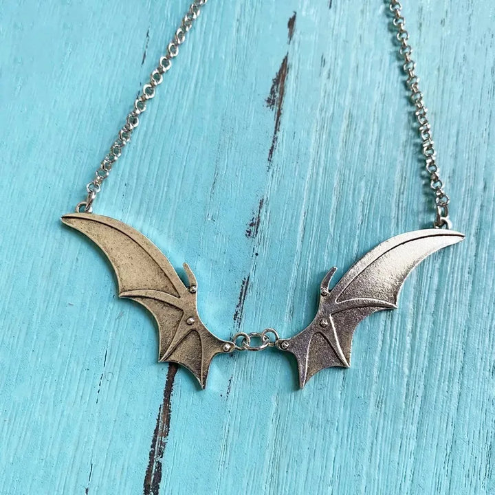 Gothic Vampire Bat Wings Choker