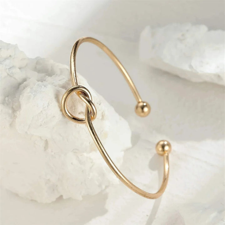 Vintage Woven Twist Stainless Steel Bracelet