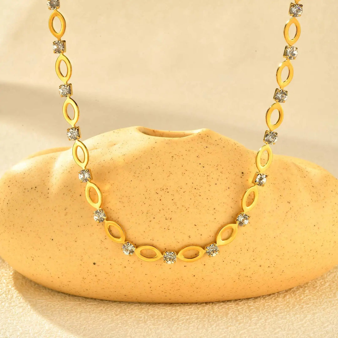 Exclusive Oval Link Zirconia Set