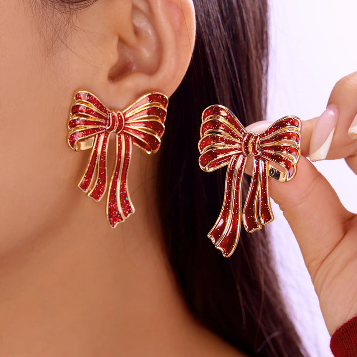 Elegant Crystal Snowflake Pearl Drop Earrings