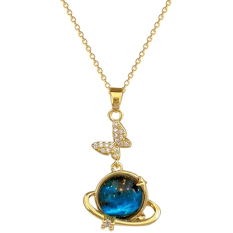 Chic Unisex Daily Couple Pendant Necklace