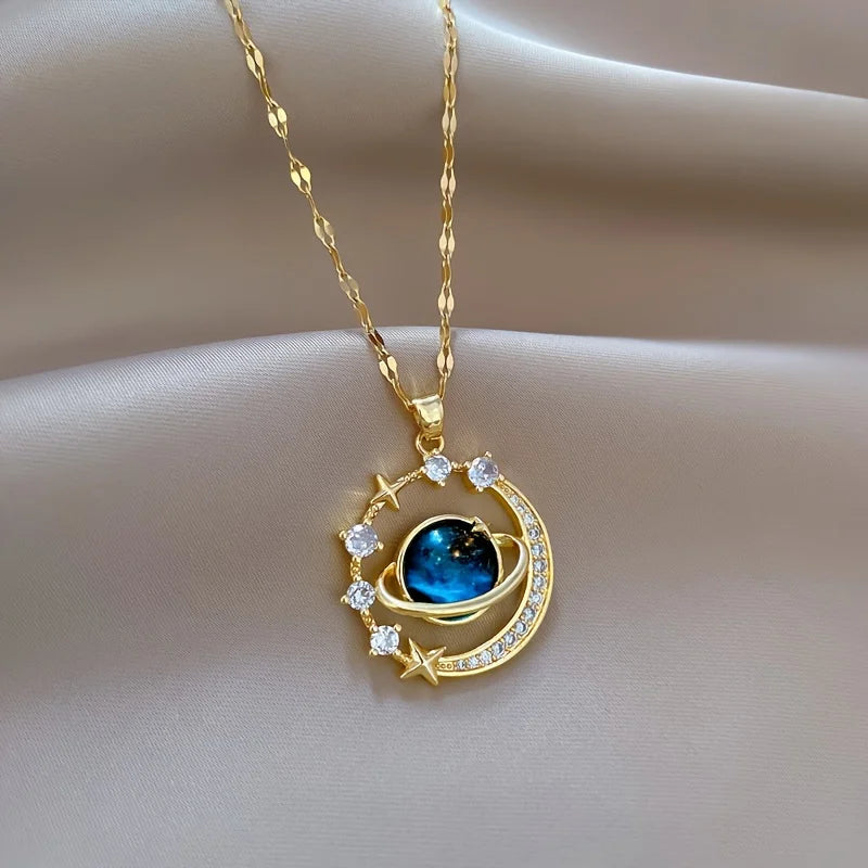 Chic Unisex Daily Couple Pendant Necklace