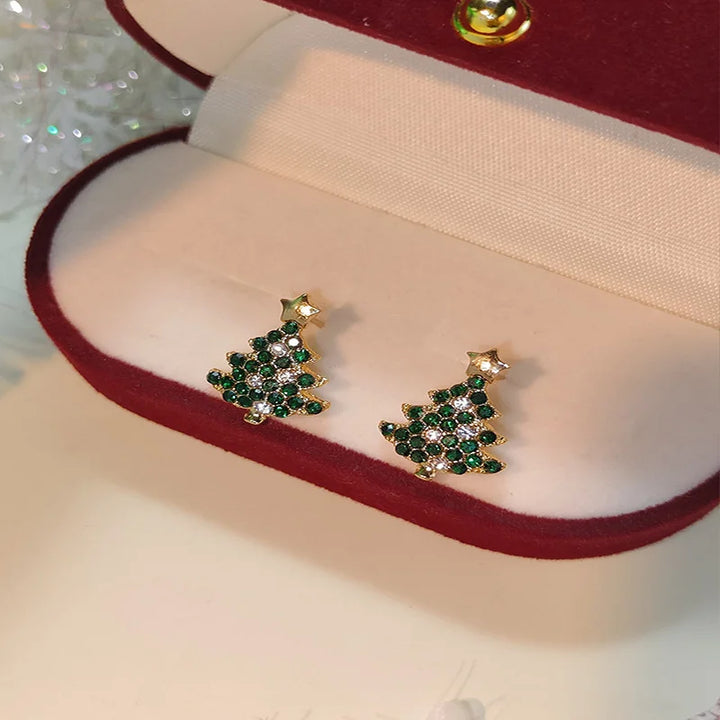 Elegant Snowflake Pearl and Crystal Earrings