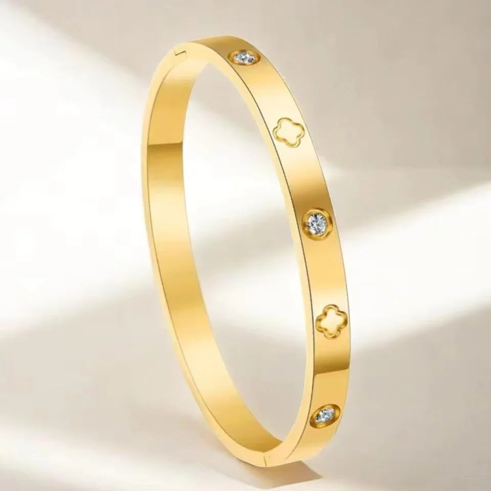 Elegant Crystal Bangles