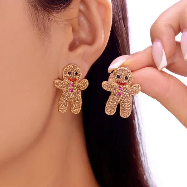 Elegant Crystal Snowflake Pearl Drop Earrings