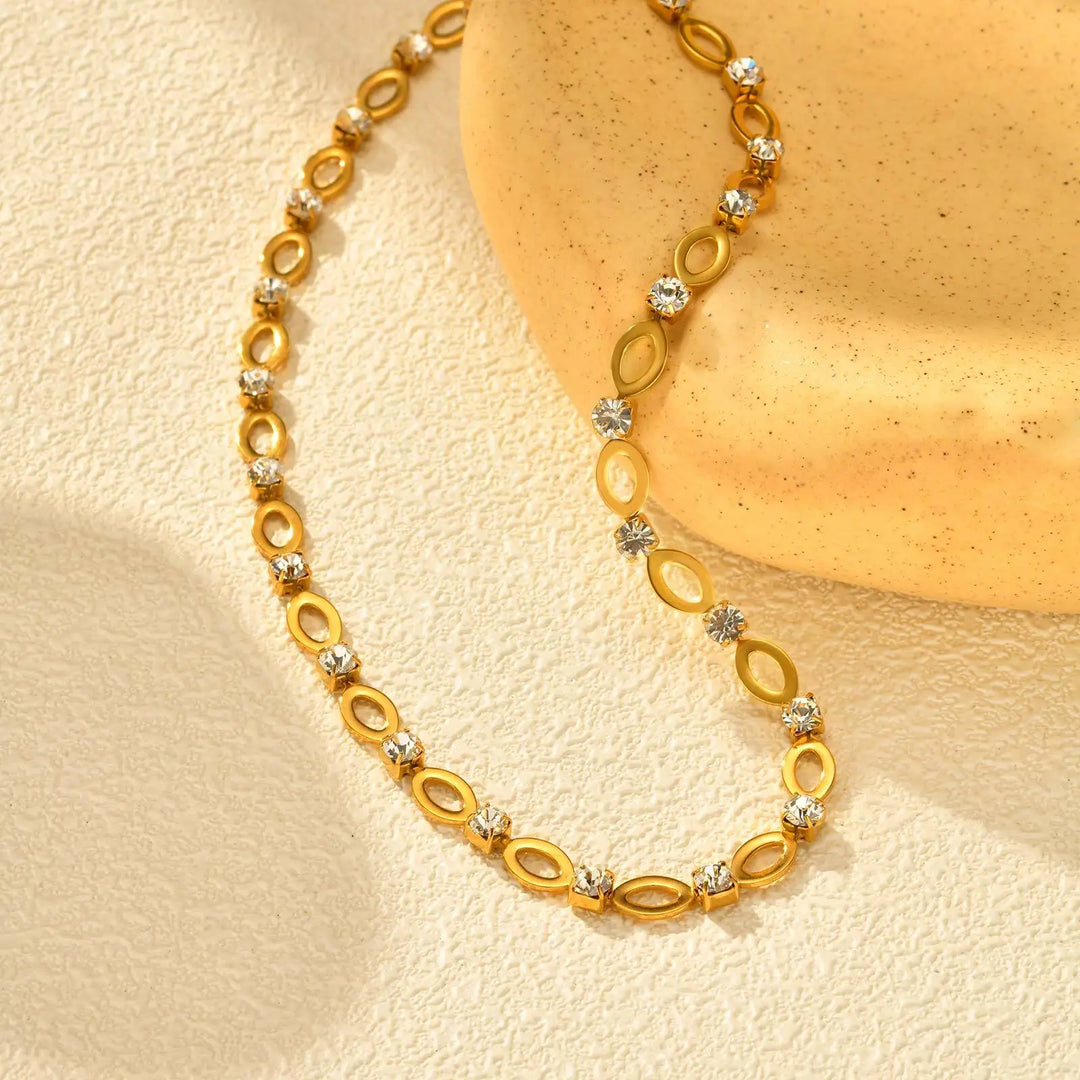 Exclusive Oval Link Zirconia Set
