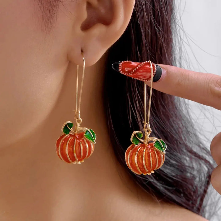 Halloween Pumpkin Candy Earrings