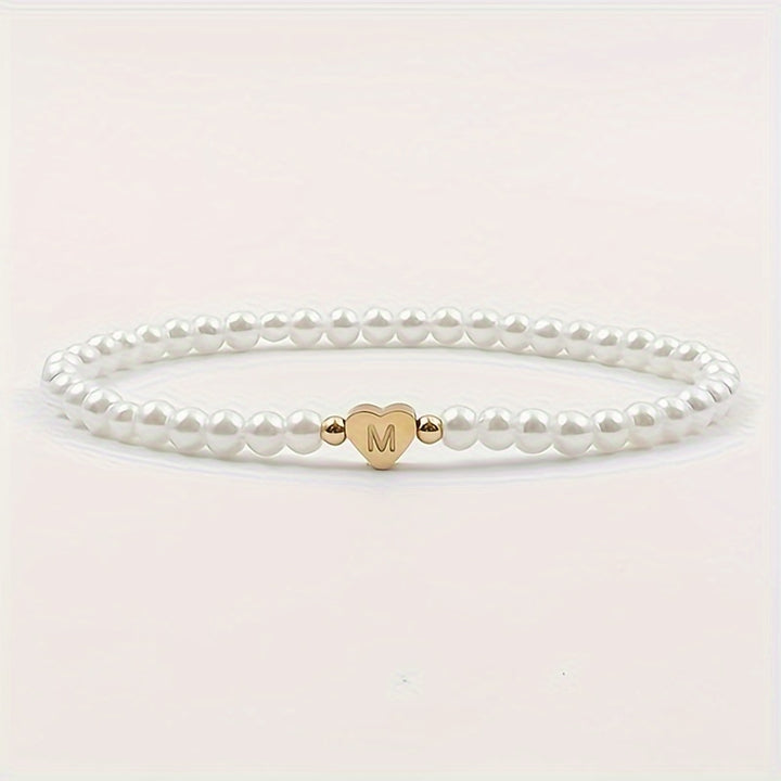 A-Z Heart Initial Bracelet