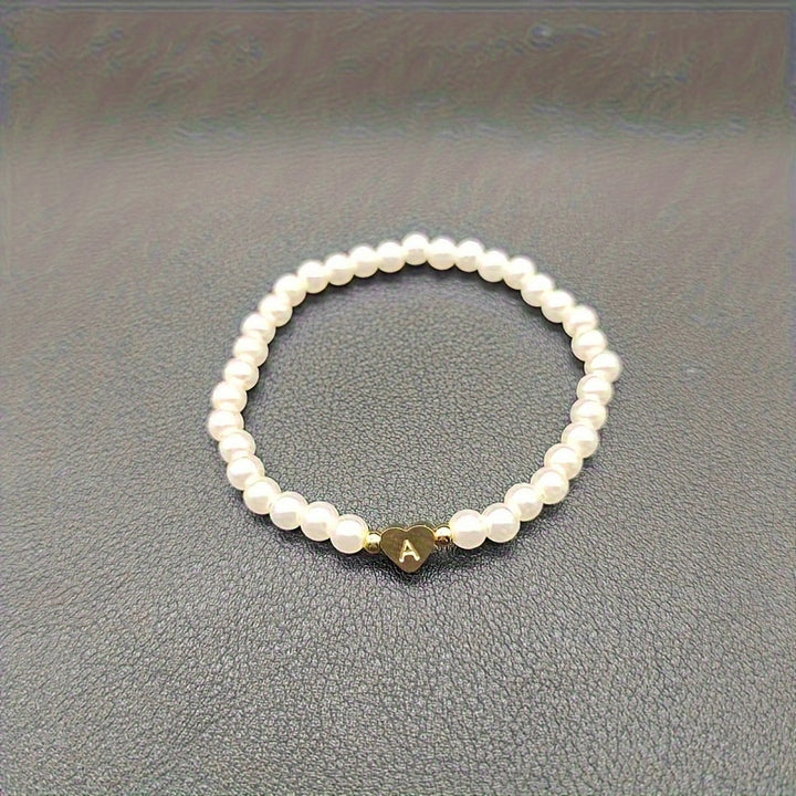 A-Z Heart Initial Bracelet