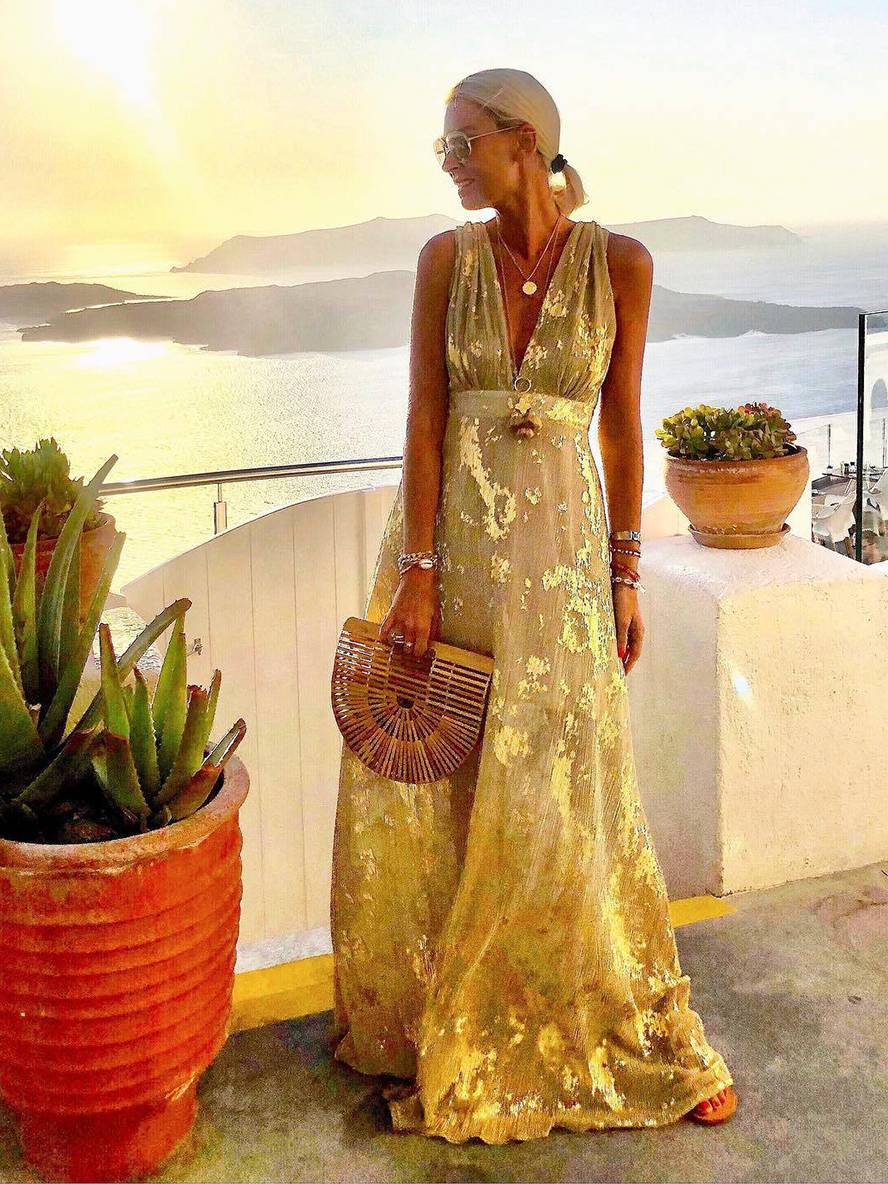 Elegant Sequin Wedding Guest Maxi Dress (5)