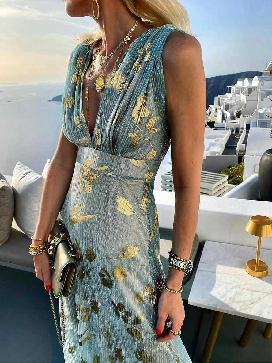 Elegant Sequin Wedding Guest Maxi Dress (6)